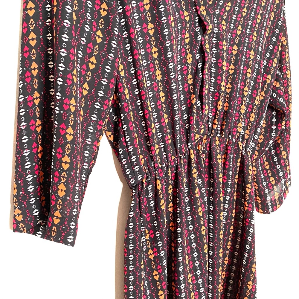 Eight Sixty 3/4 Sheath V Neck Patterned Dress View 3
